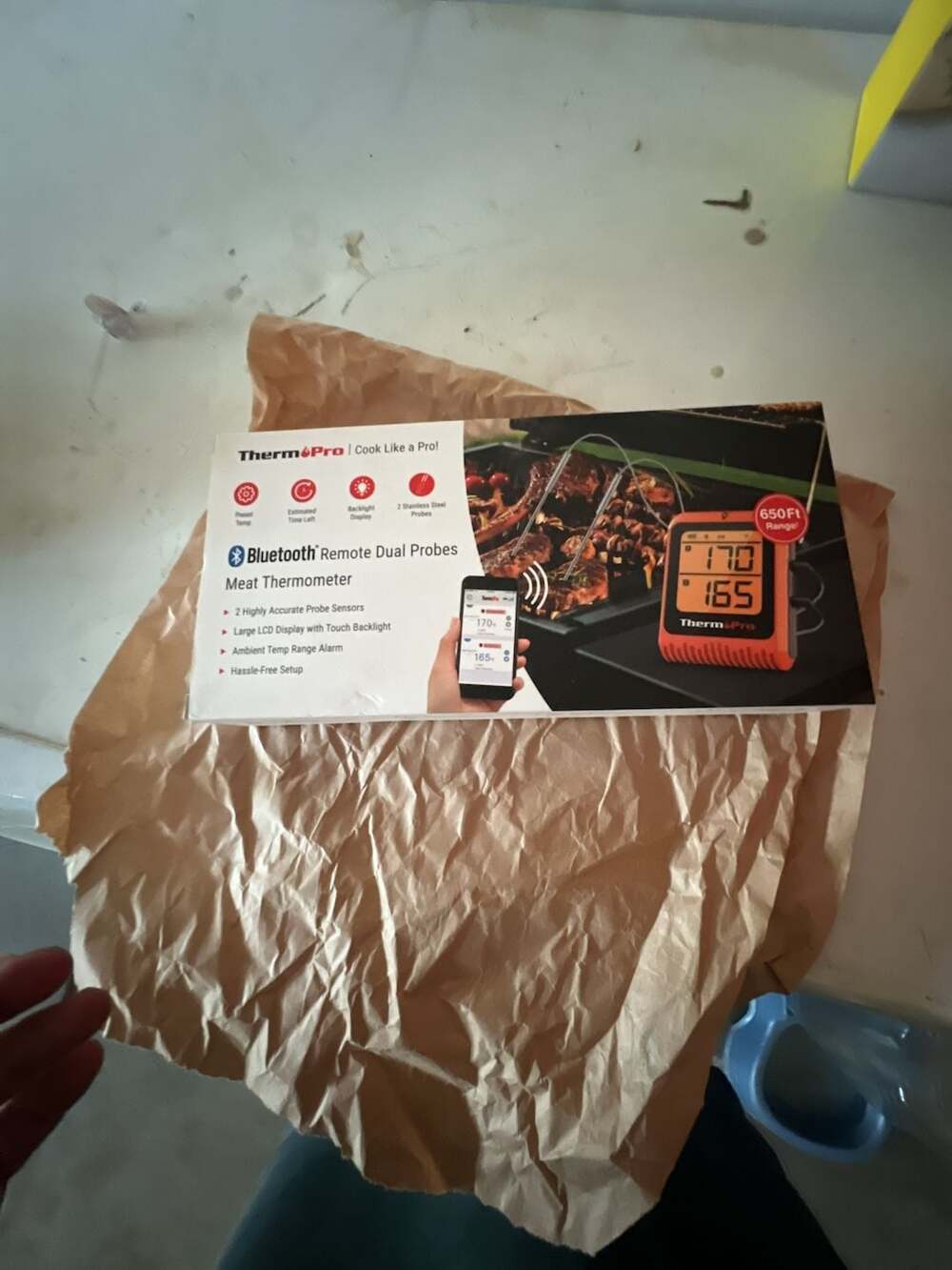 ThermoPro TP920 Bluetooth Remote Dual Probe Meat Thermometer